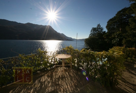 In december a sunny day from villa Ripiego